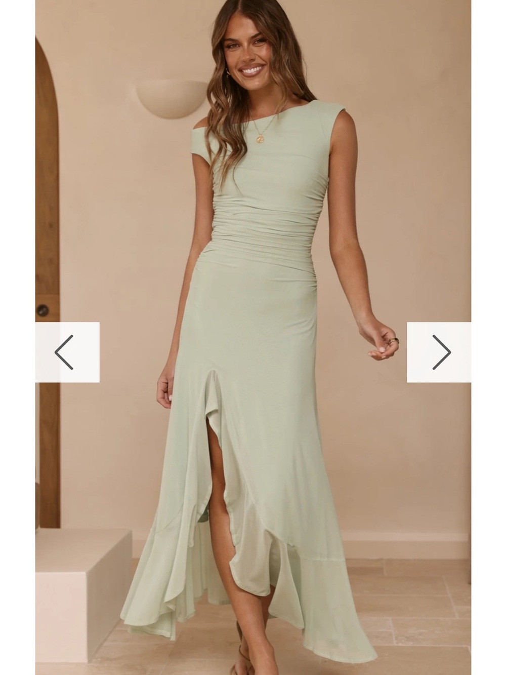Bill J’s sage maxi dress